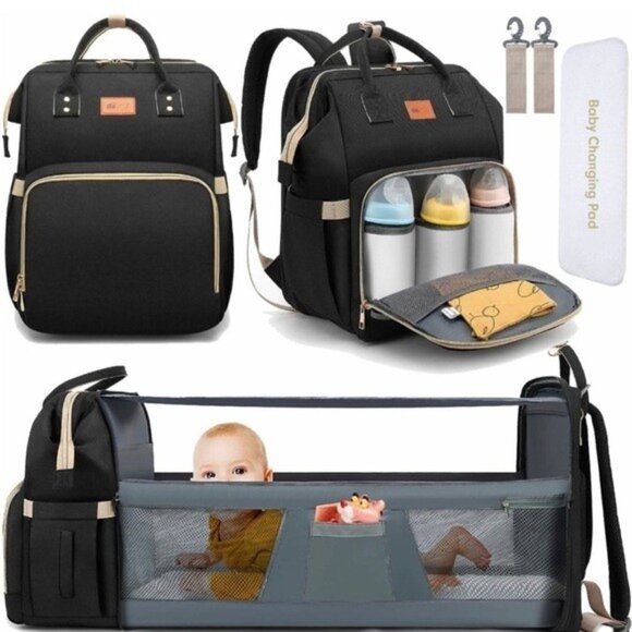 Gray Modern Backpack with Structured Design